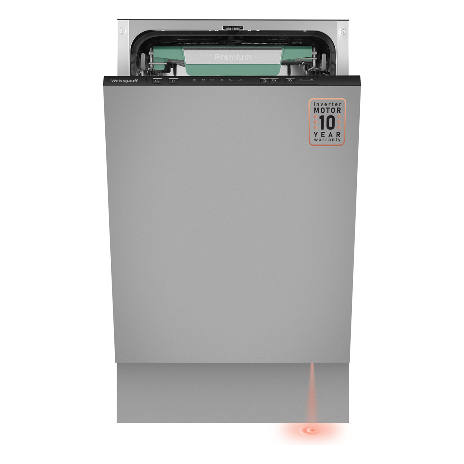 Встраиваемая посудомоечная машина Weissgauff BDW 4536 D Inverter AutoOpen Infolight