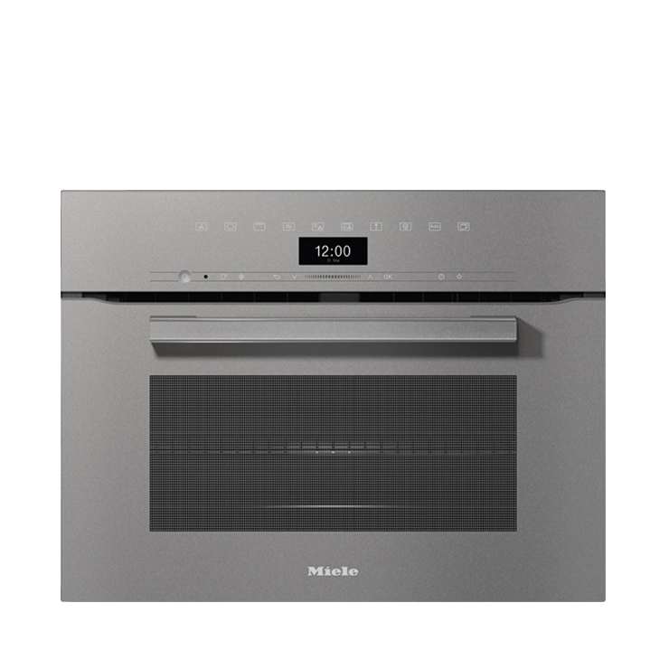 Компактный духовой шкаф Miele H 7440 BM графитовый серый GRGR