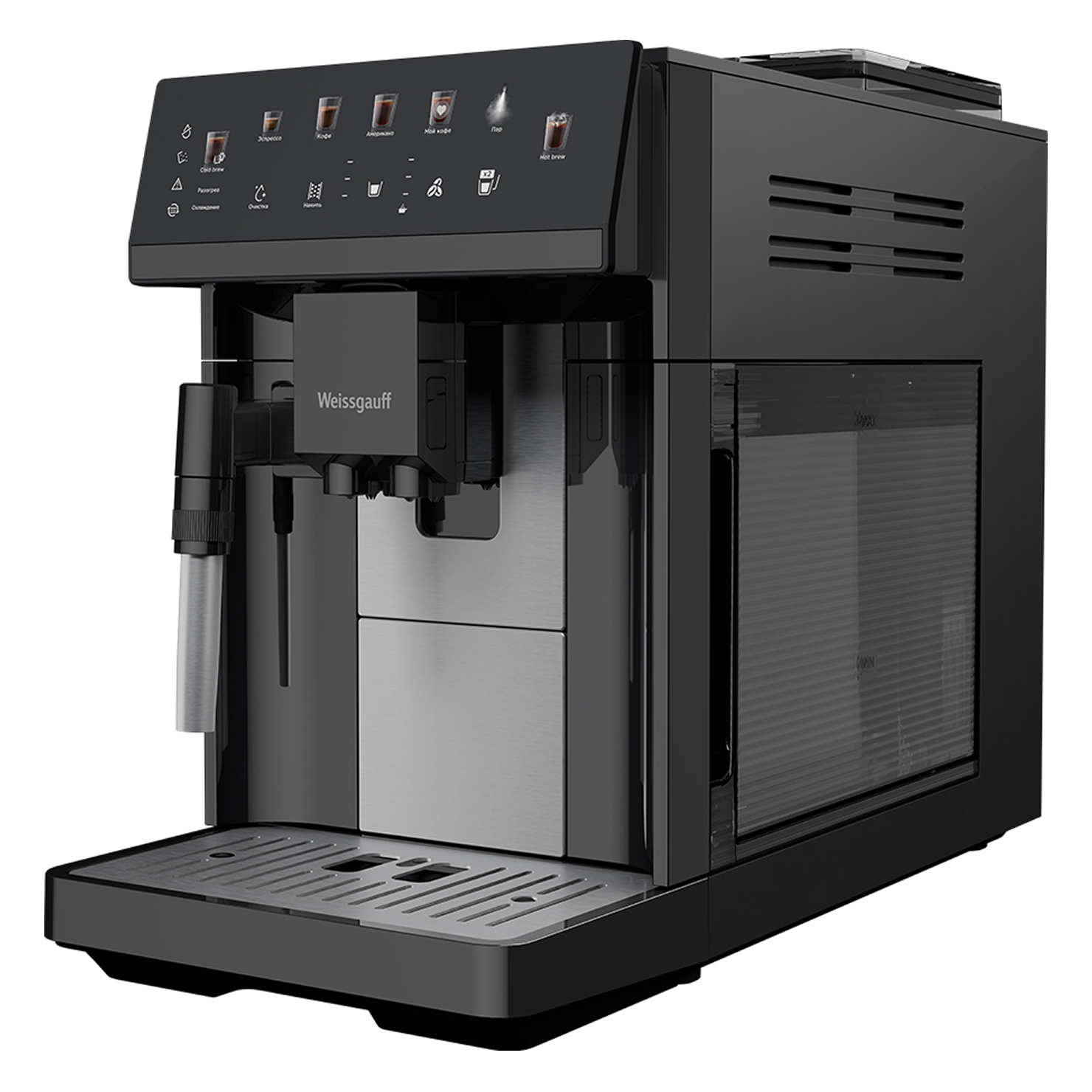 Кофемашина Weissgauff WCM-360 Automatic ColorTouch Nero 5