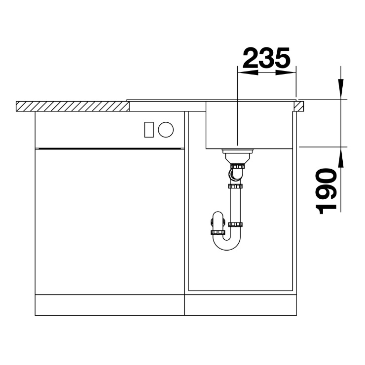 Кухонная мойка Blanco ZIA 45 S Compact жасмин 524726 3