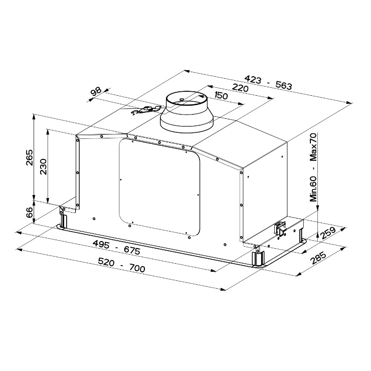 Вытяжка Faber IN-LIGHT EV8P X A70 4