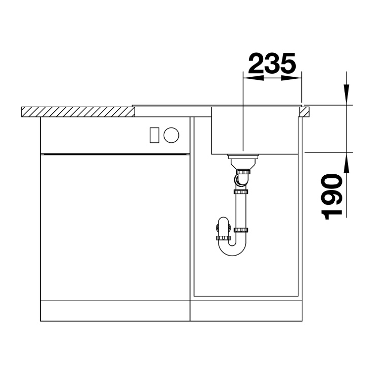 Кухонная мойка Blanco ZIA 45 S Compact шампань 524727 3