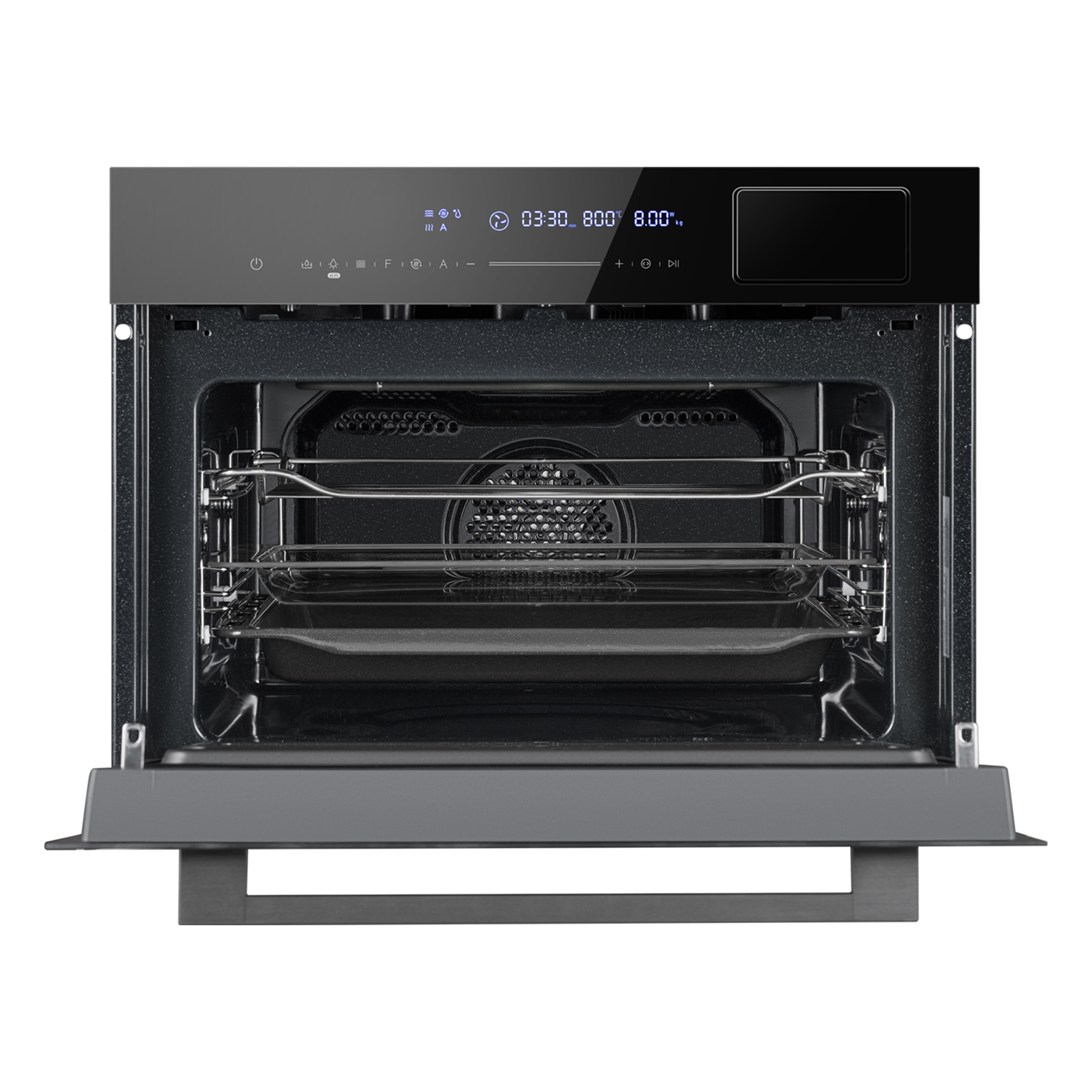 Компактный духовой шкаф Weissgauff OEMS 459 PDB с СВЧ и паром 3