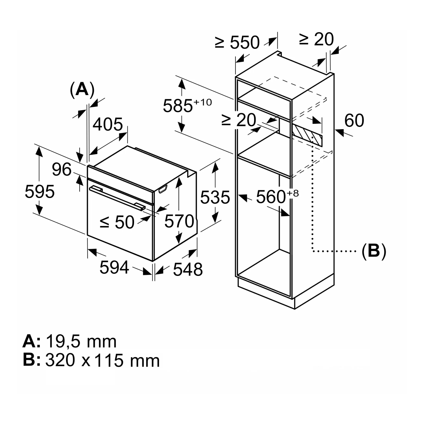 Электрический духовой шкаф Bosch HBA554EB3 9