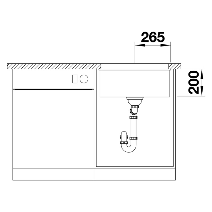 Кухонная мойка Blanco ETAGON 500-U белый 522231 5