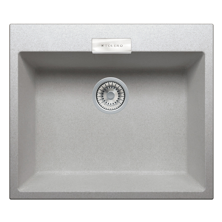 Кухонная мойка TOLERO Loft TL-580 серый металлик №001 4623722473615