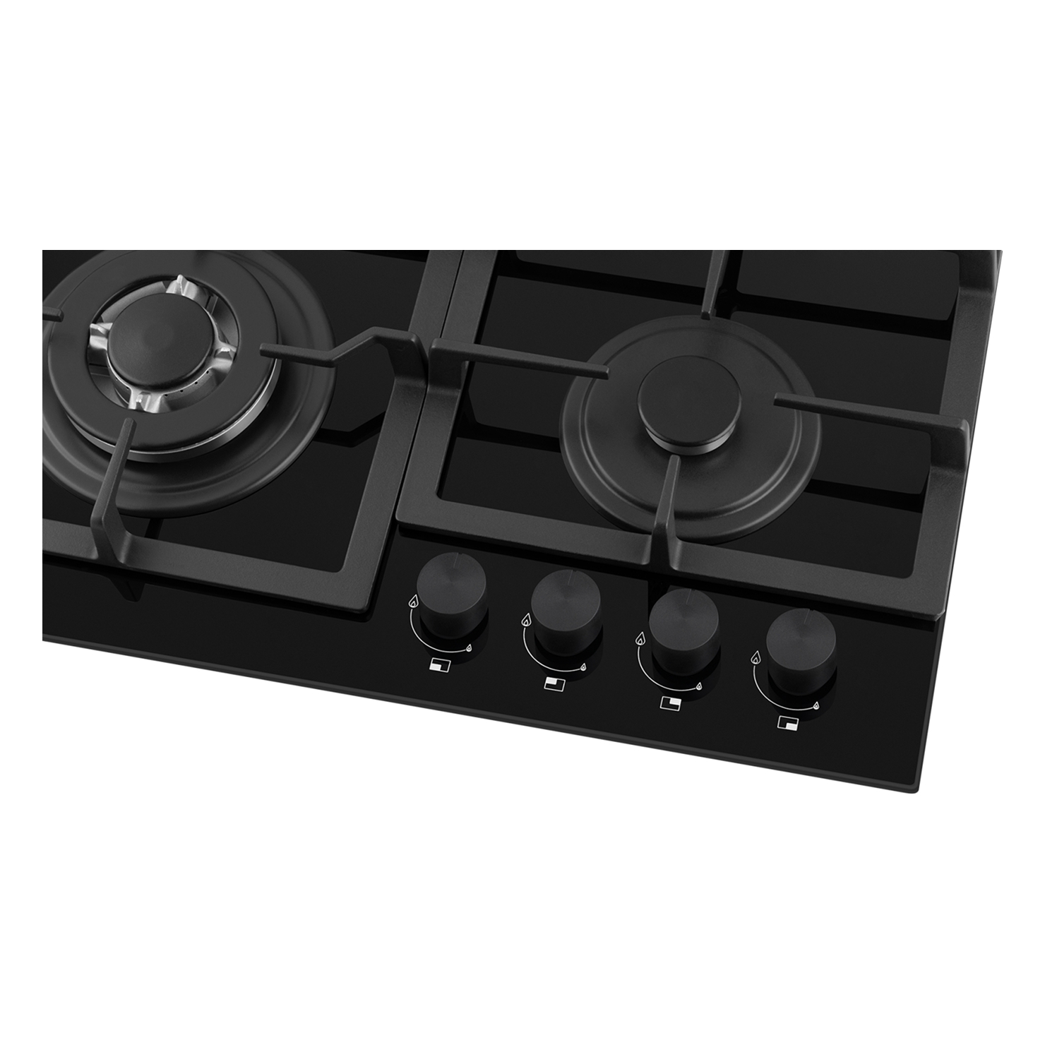 Газовая панель Weissgauff HGG 641 BGV NANO GLASS 4