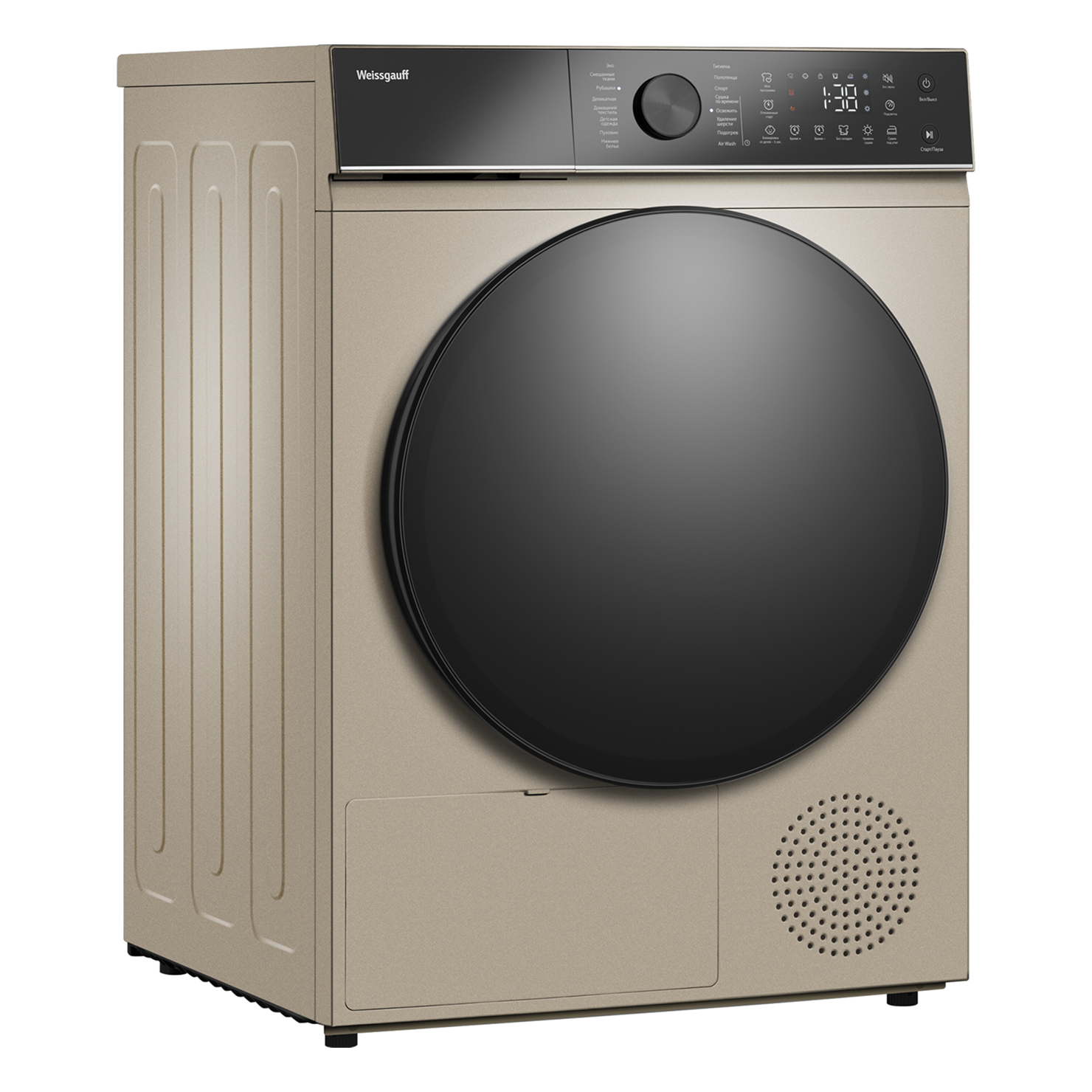 Сушильная машина Weissgauff WD 5910 Heat Pump Champagne 4