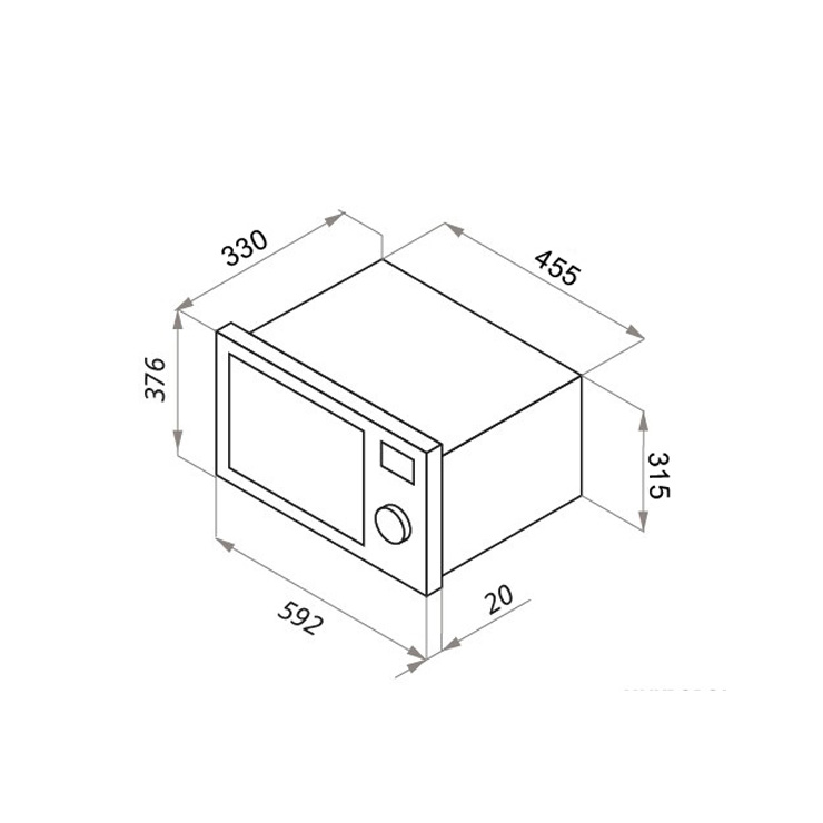 Микроволновая печь встраиваемая MAUNFELD JBMO.20.5GRBG 4