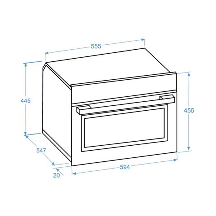 Компактный духовой шкаф Beko BCE18306X 2