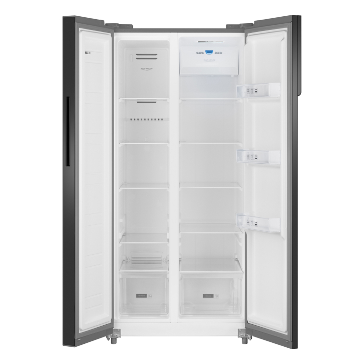 Холодильник Weissgauff WSBS 500 Inverter NoFrost Bru Steel Glass 5