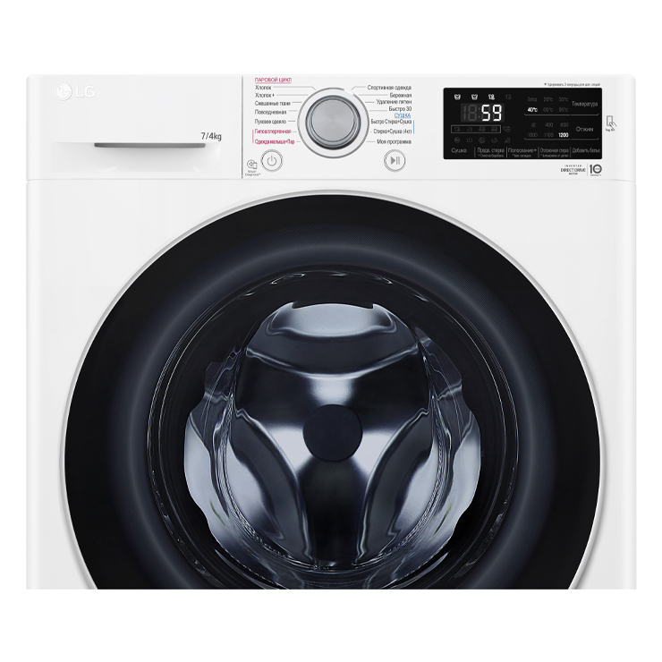 Стирально-сушильная машина LG F2J6HG8W 6