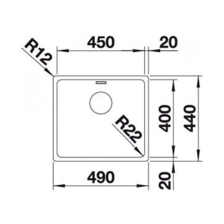 Кухонная мойка Blanco ANDANO 450-U без кл.-авт. 522963 2