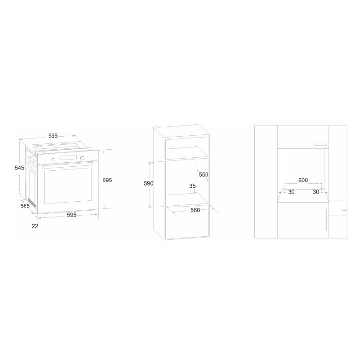 Электрический духовой шкаф Simfer B6EW16011 4