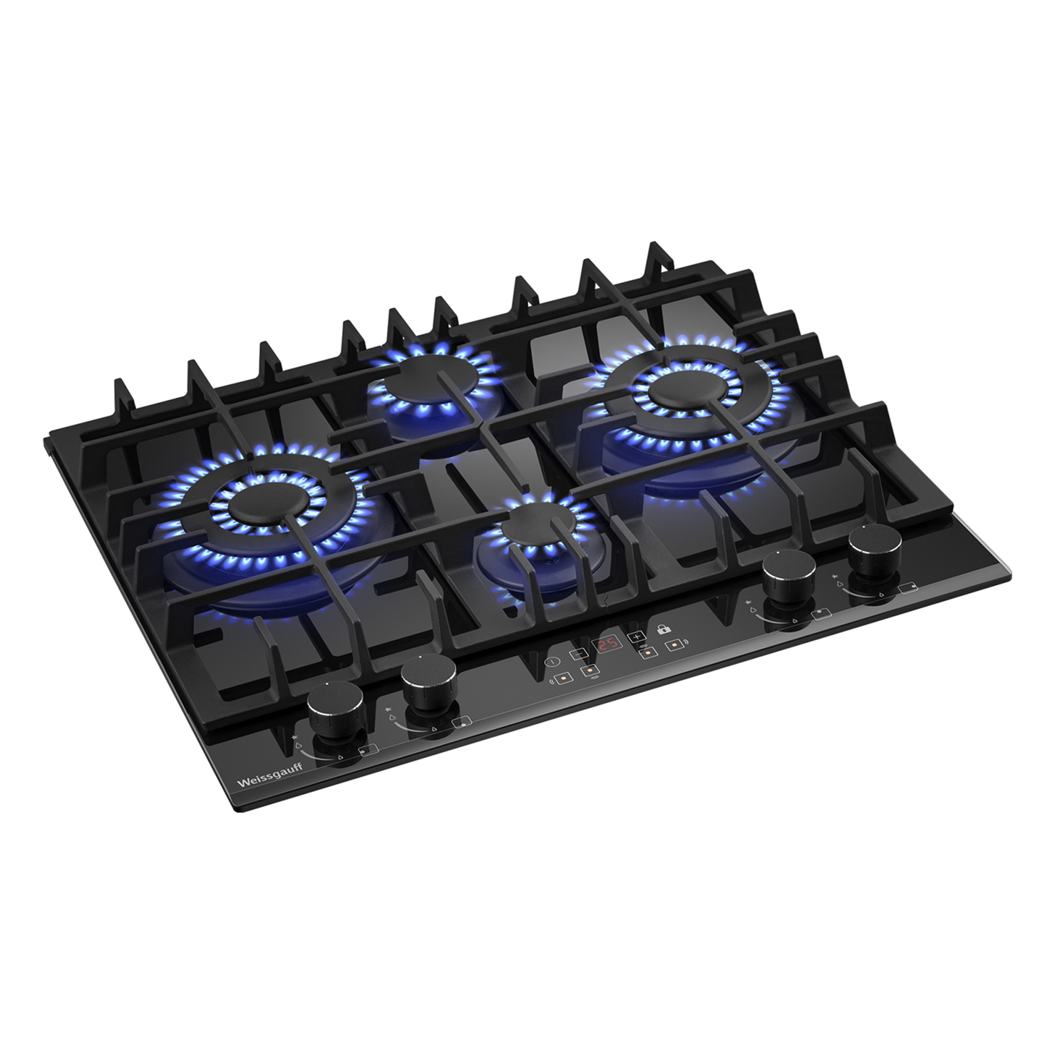 Газовая панель Weissgauff HGG 642 BGH Double Wok Timer 7