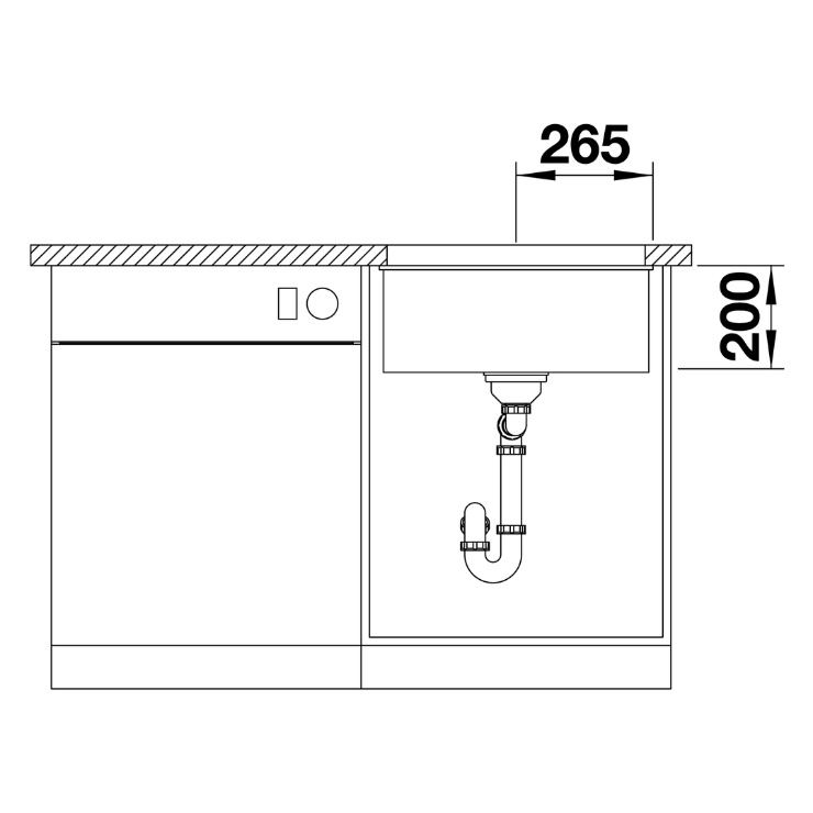 Кухонная мойка Blanco ETAGON 500-U антрацит 522227 7