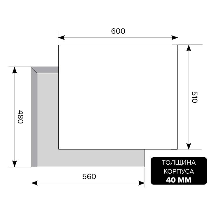 Газовая панель LEX GVG 6042 IV Light 2