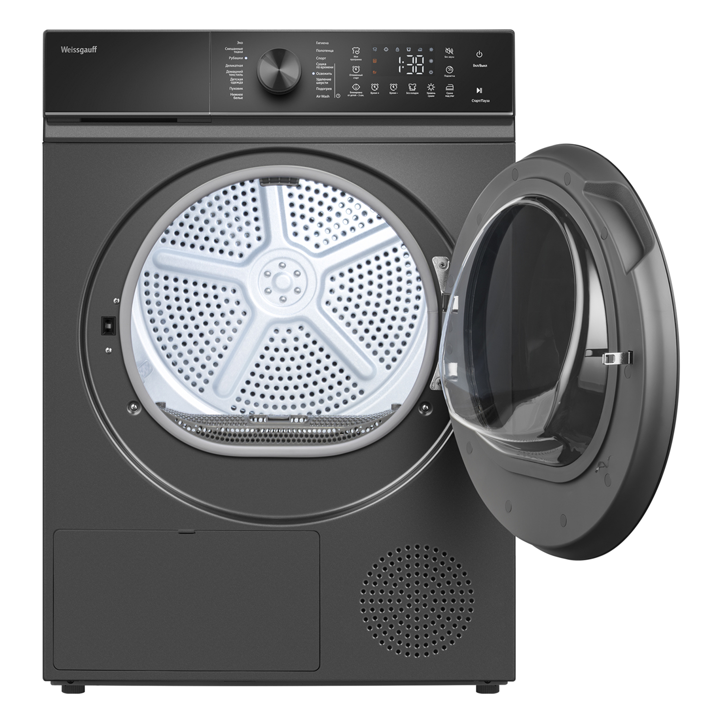 Сушильная машина Weissgauff WD 5910 Heat Pump Deep Grey 7