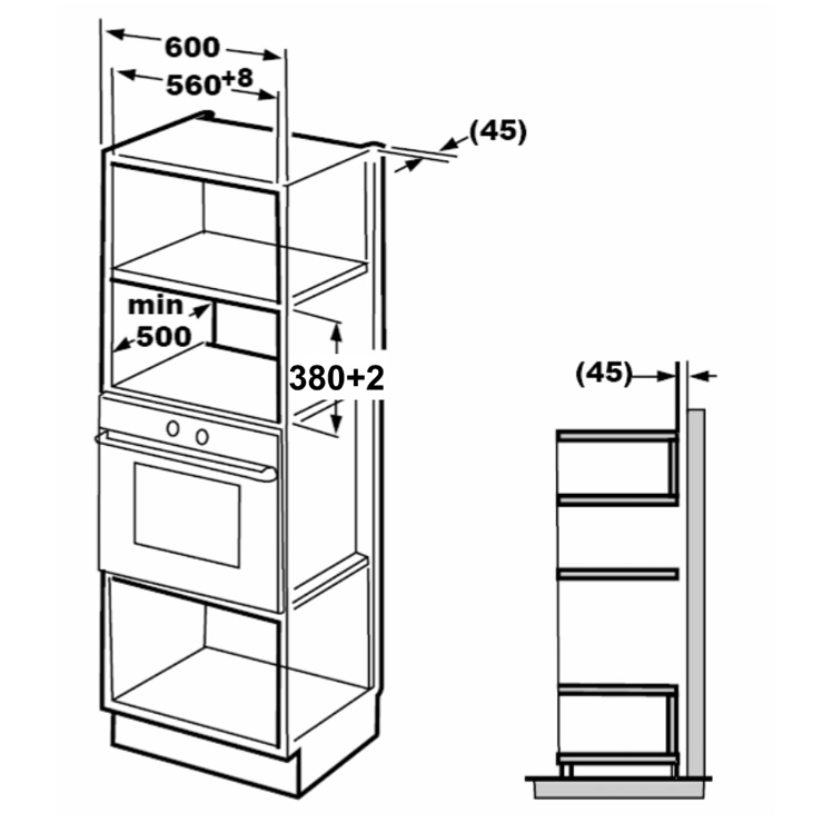 Микроволновая печь встраиваемая Exiteq EXM-105 4