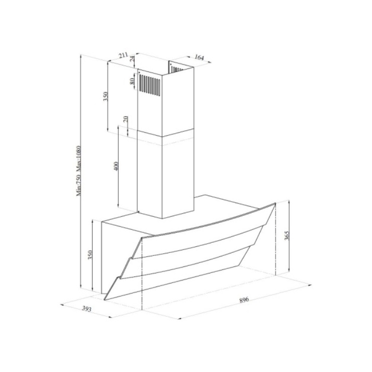 Вытяжка Beko HCA92640BH 2