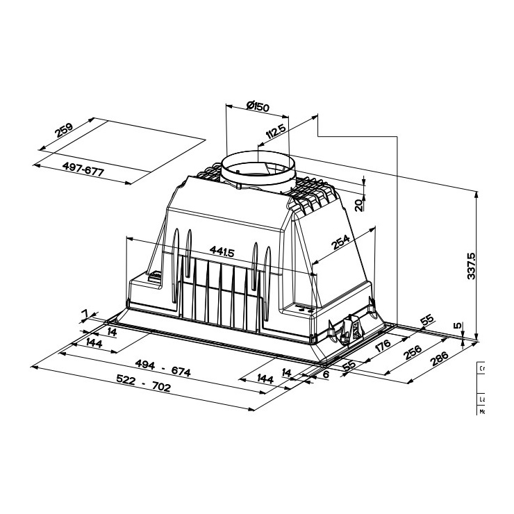Вытяжка Faber INKA PLUS HC X A70 3