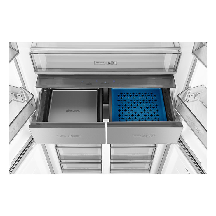 Холодильник Weissgauff WCD 590 Nofrost Inverter Premium Biofresh Inox 6