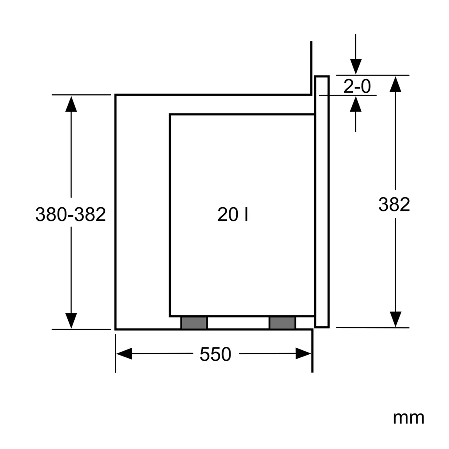 Микроволновая печь встраиваемая Siemens BF525LMB1 8