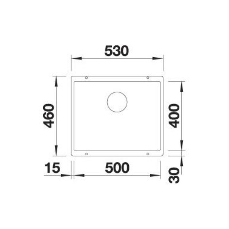 Кухонная мойка Blanco ROTAN 500-U кофе 521353 2