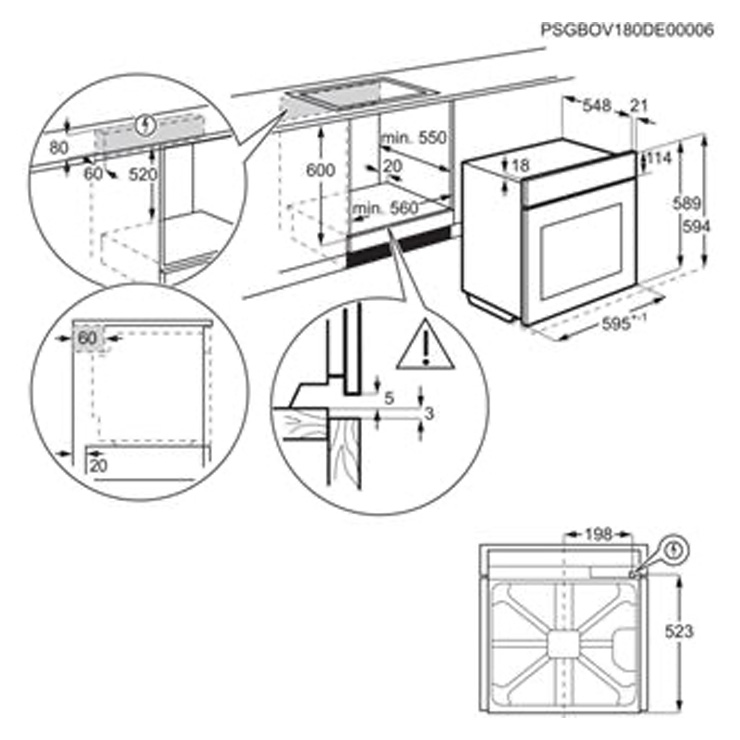 Электрический духовой шкаф Electrolux OPEA2350B 4