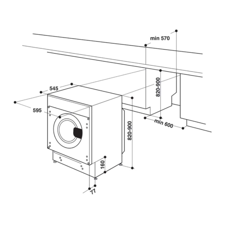 Стирально-сушильная машина Whirlpool BI WDWG 861484 EU 6