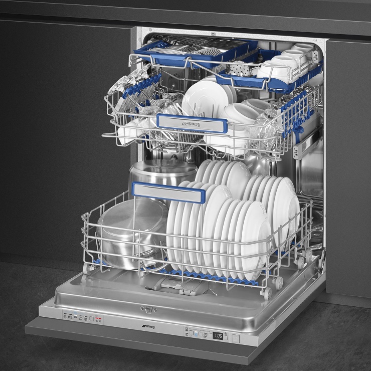 Встраиваемая посудомоечная машина Smeg STL67339L 2