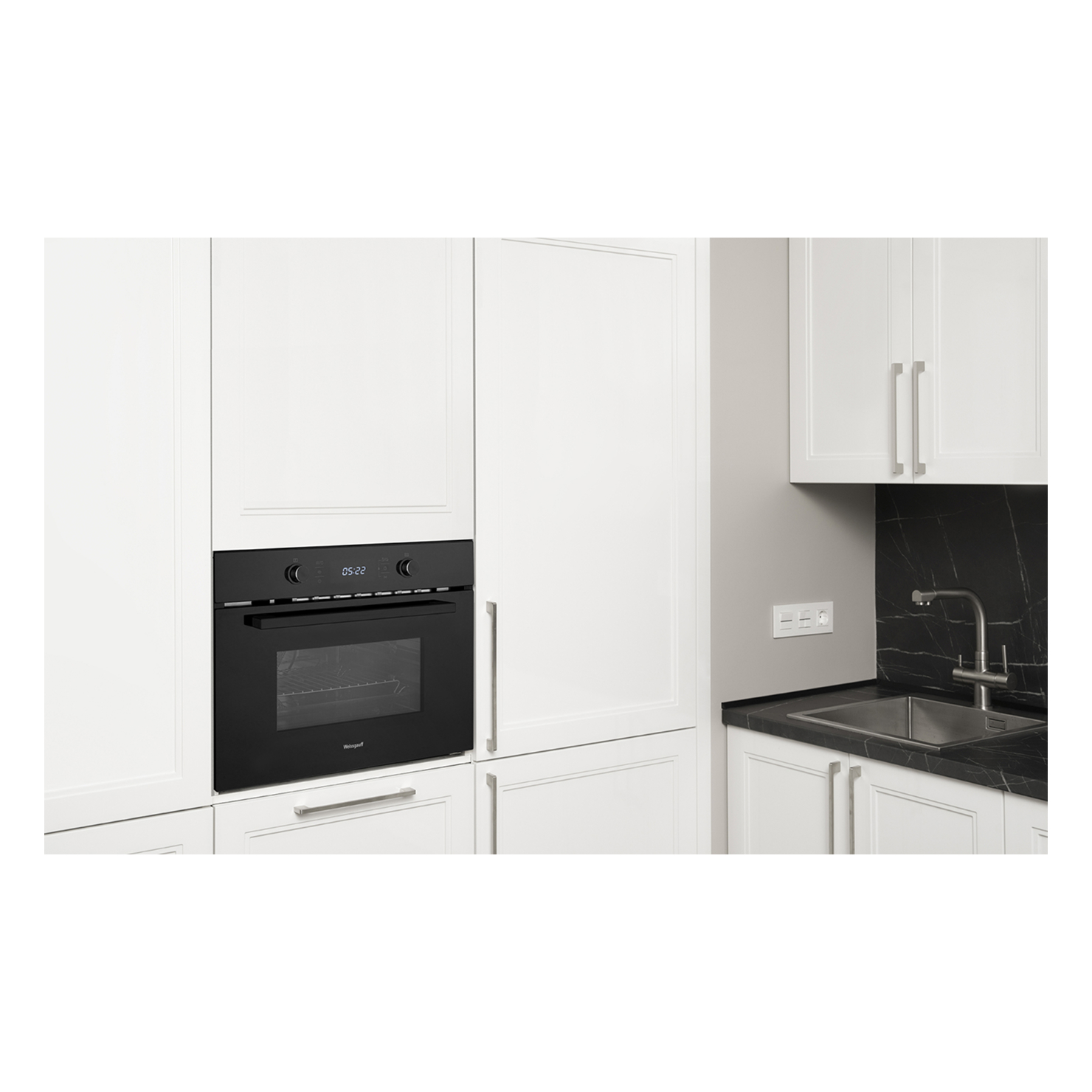 Компактный духовой шкаф Weissgauff OE 449 PDB Black Edition 6