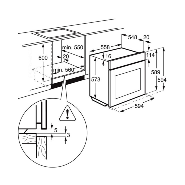 Электрический духовой шкаф Electrolux EOB93311AX 3