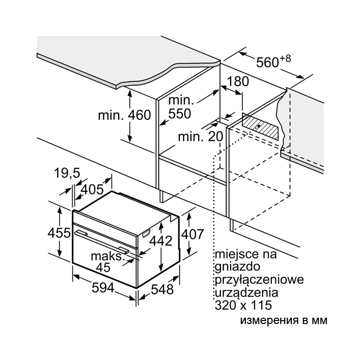 Компактный духовой шкаф Siemens CM724G1W1 7