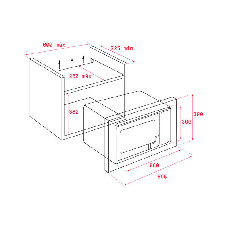 Микроволновая печь встраиваемая TEKA ML 8200 BIS 2