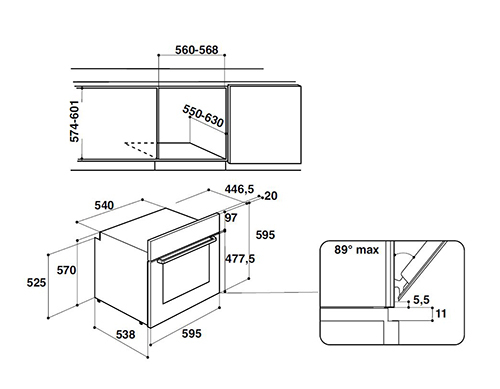 Электрический духовой шкаф Hotpoint-Ariston FA3 841 H IX HA 2
