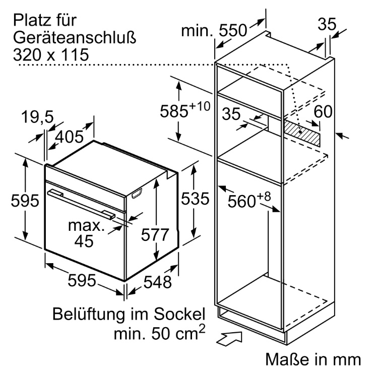 Электрический духовой шкаф Bosch HMG6764B1 5