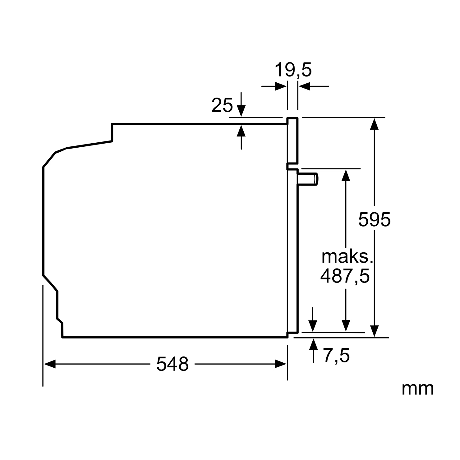 Электрический духовой шкаф Bosch HBA571BB4 6