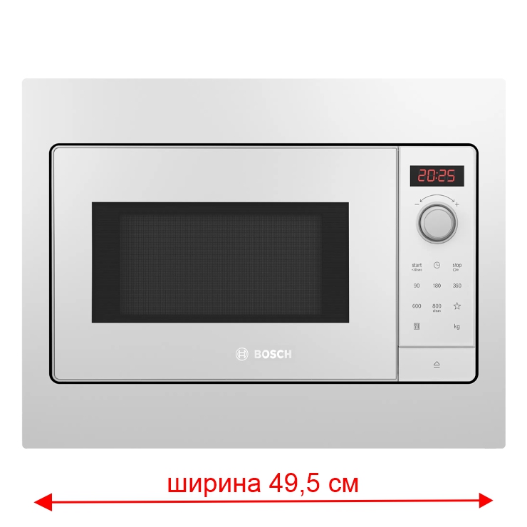 Микроволновая печь встраиваемая Bosch BFL523MW3