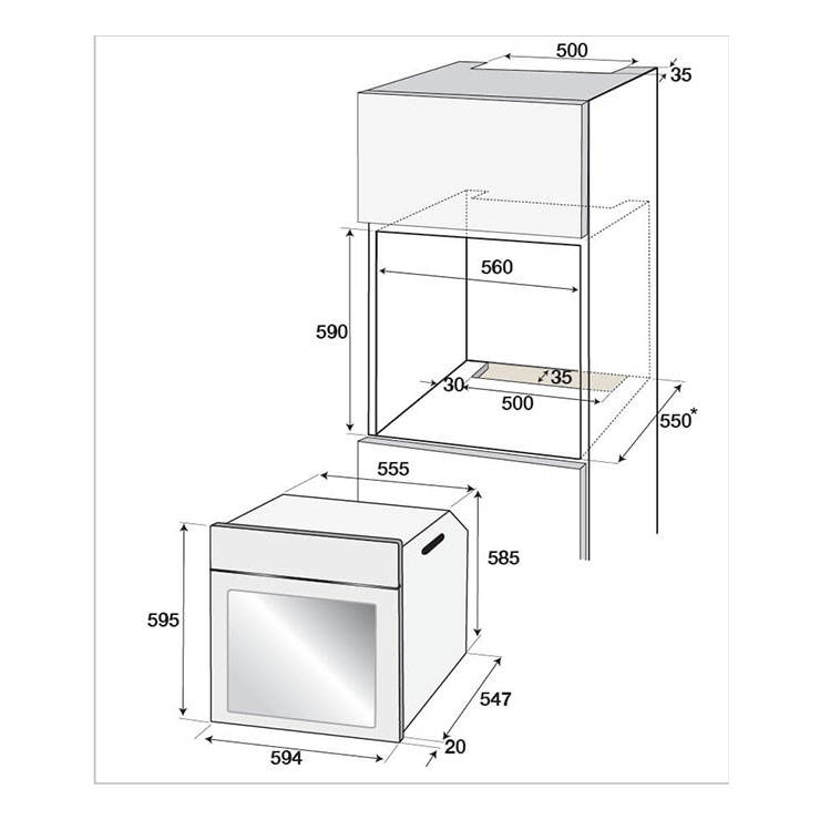 Электрический духовой шкаф Beko BIM35300XMS 2