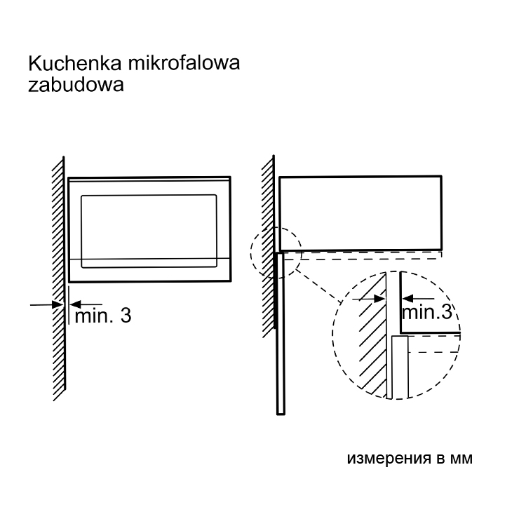 Микроволновая печь встраиваемая Bosch BFL520MB0 5