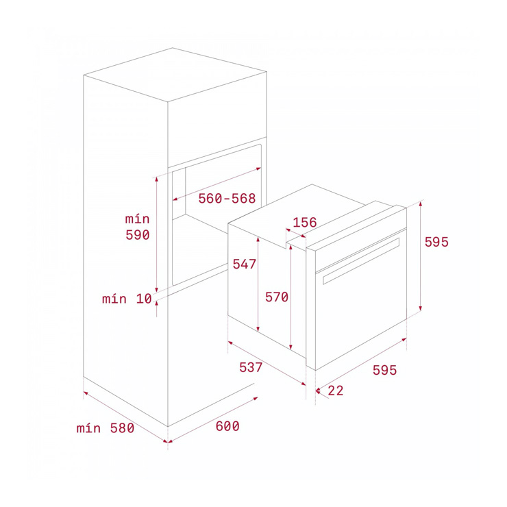 Электрический духовой шкаф TEKA HBB 735 2