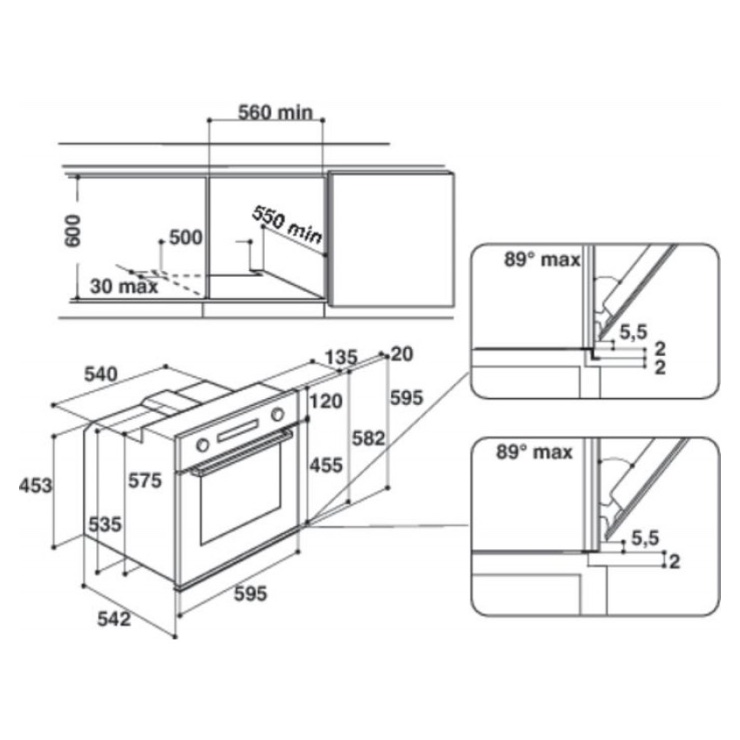 Электрический духовой шкаф Whirlpool AKP 460 NB 2