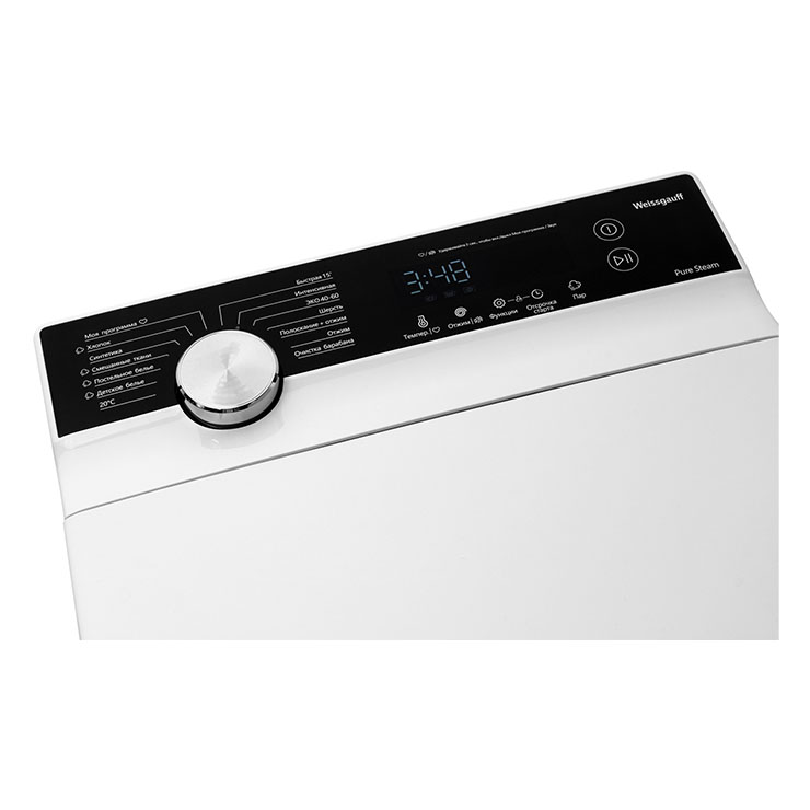 Стиральная машина с вертикальной загрузкой Weissgauff WM 40970 TD Inverter Steam 4