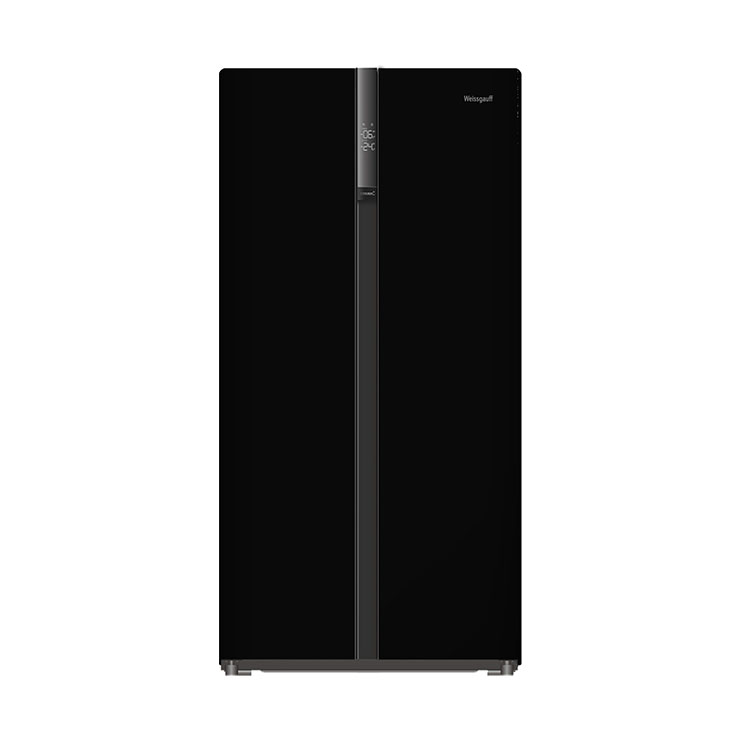 Холодильник Weissgauff WSBS 500 Inverter NoFrost Black Glass