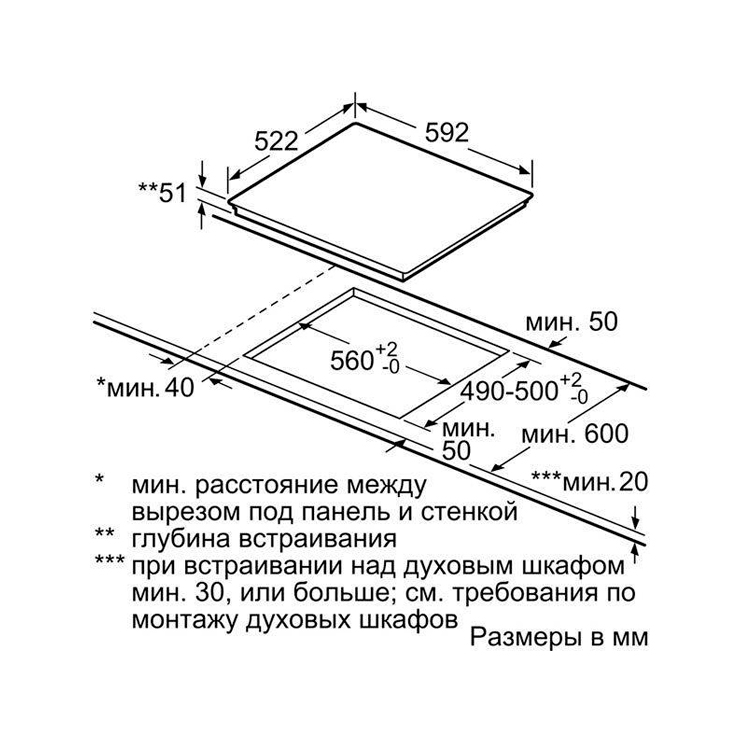 Индукционная панель Bosch PUE611BB1E 5