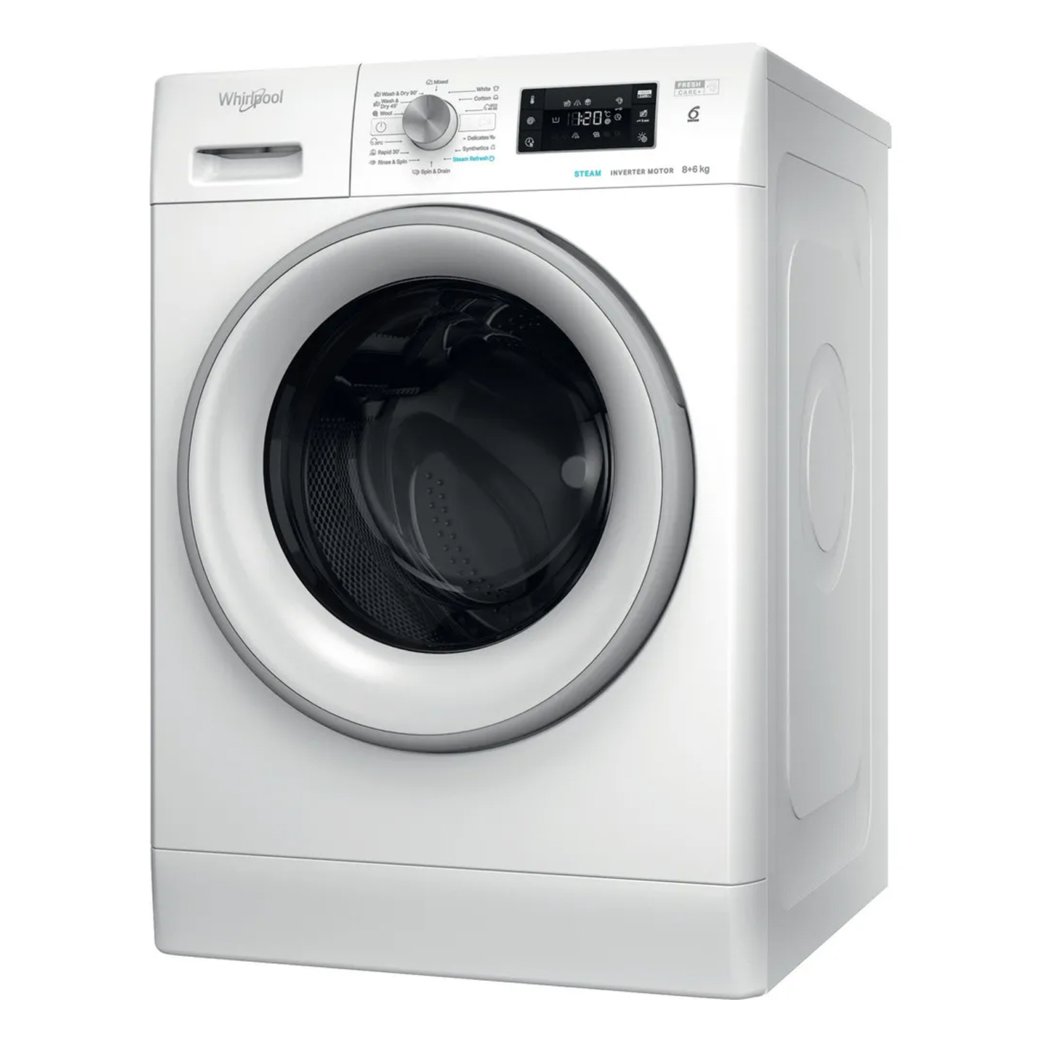 Стирально-сушильная машина Whirlpool FFWDB 864489 SV EE 6