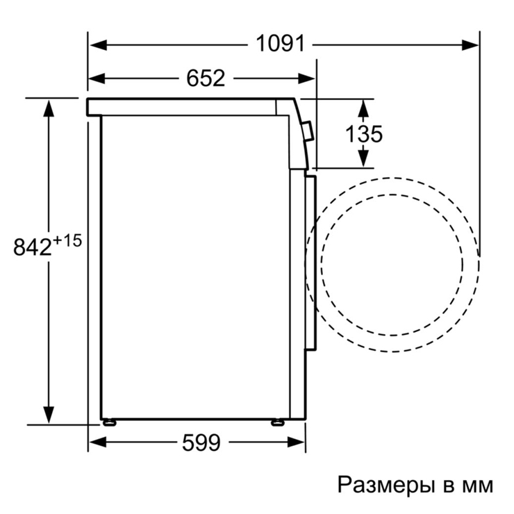 Сушильная машина Bosch WTG86400OE 5