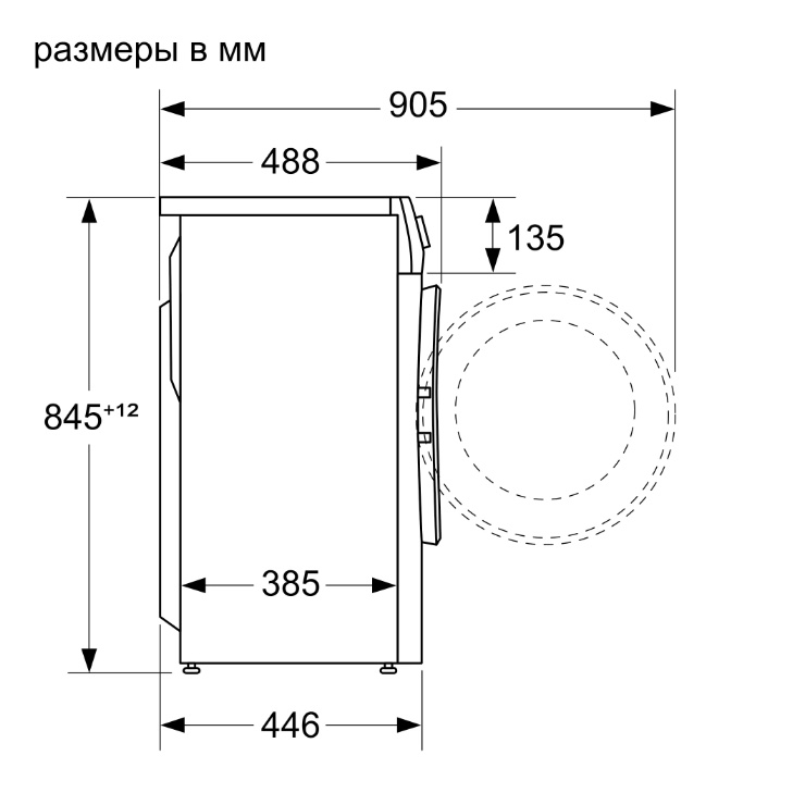 Стиральные машины с фронтальной загрузкой Siemens WH22A2W0BL 6