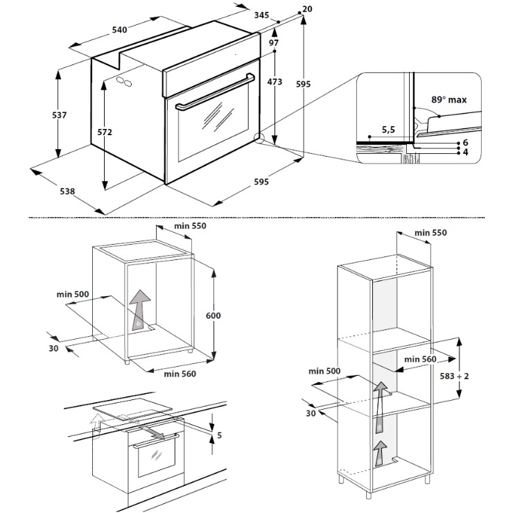 Электрический духовой шкаф Whirlpool AKZ9 6230 S 4